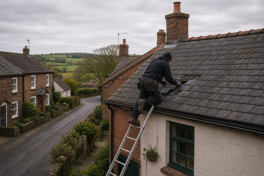 Roof repair in Westhead Village rooflines and cottages in Westhead near Ormskirk